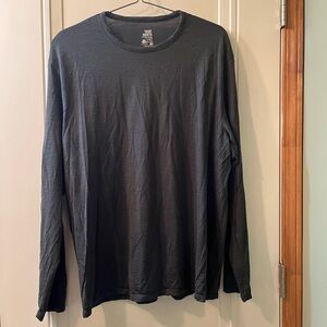 True North Black Long-Sleeve Crew Neck Shirt